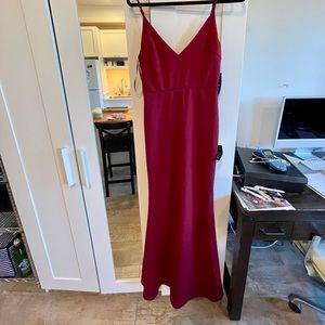 Lulus Wine Red Maxi Dress